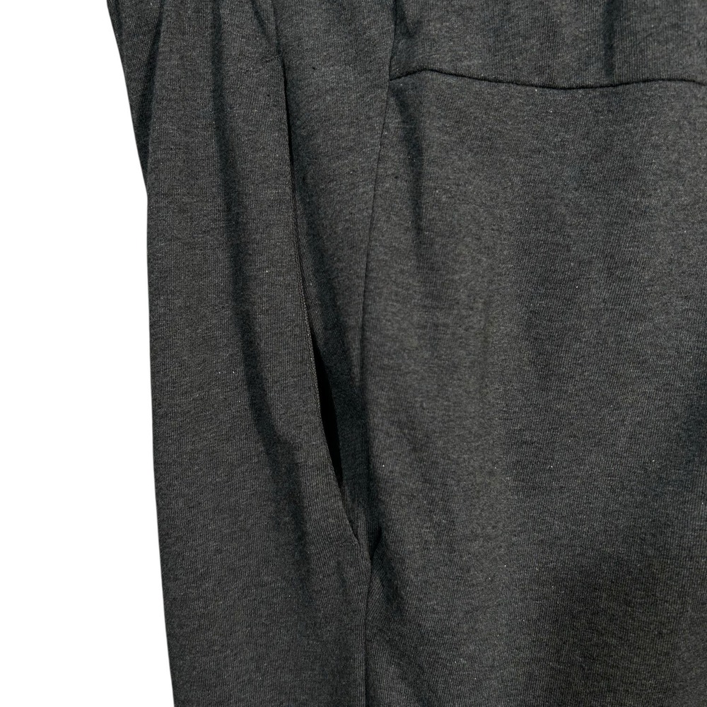 adidas Men's Tapered Jersey Jogger Pants Size 2XLT (39X33") Gray Essentials Logo - Picture 5 of 9